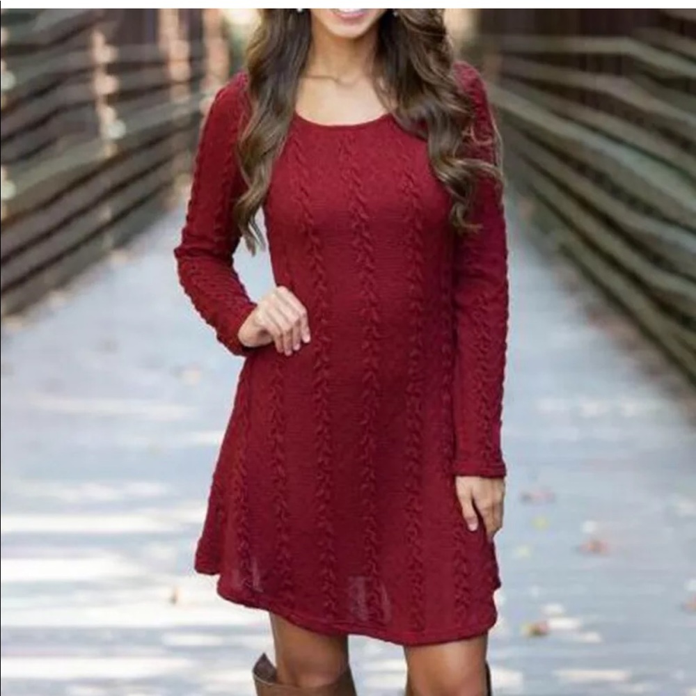 MokingTop Sweater knit Dress